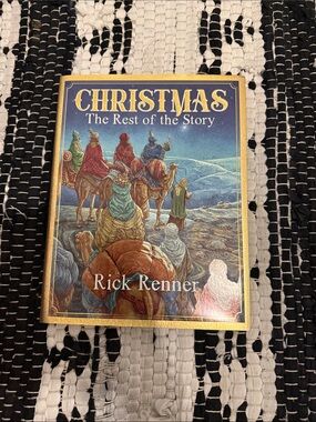 Christmas Book - "Christmas: The Rest of the Story" - Blue and Gold